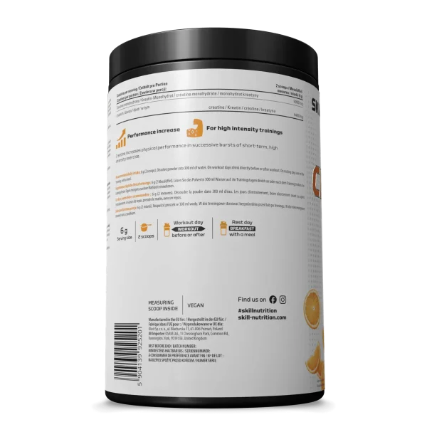 Skill Nutrition, Micronised Creatine Monohydrate s okusom - Slika 2